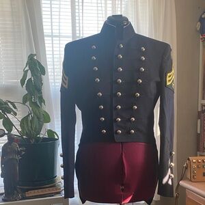 Men's  Military Style Jacket. Made in the USA 100% wool